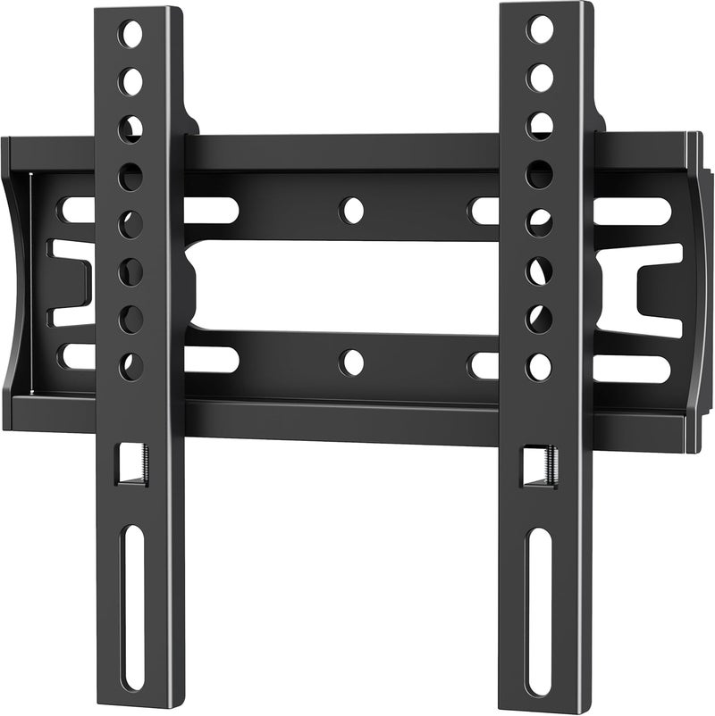 IWORKBOARD IWOBOARD 32 40 42 inch Fixed TV Monitor Wall Mount for LED LCD TVs & Monitor, Low Profile Small RV TV Mount, Easy Slim Flat Wall Bracket, Max VESA 200x200mm, 66lbs, Single Stud, Fit 19 24 42 inch - Image 1